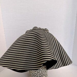 MAMA LU Kids Striped Skirt - Black and Gold